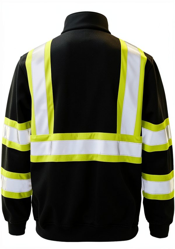 JORESTECH Black 1/4 Zip Safety Sweater Workwear-2