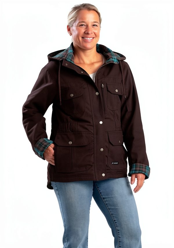 Berne Apparel Company Women's Work Utility Jacket-0