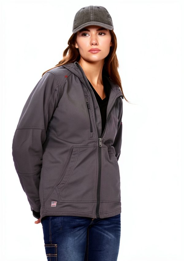 Women's Utility Jacket ARIAT Duralight Iron Grey-1