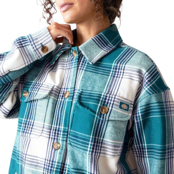 Dickies Women's Work Jacket Oversized Balsam Black XS to XXL-3