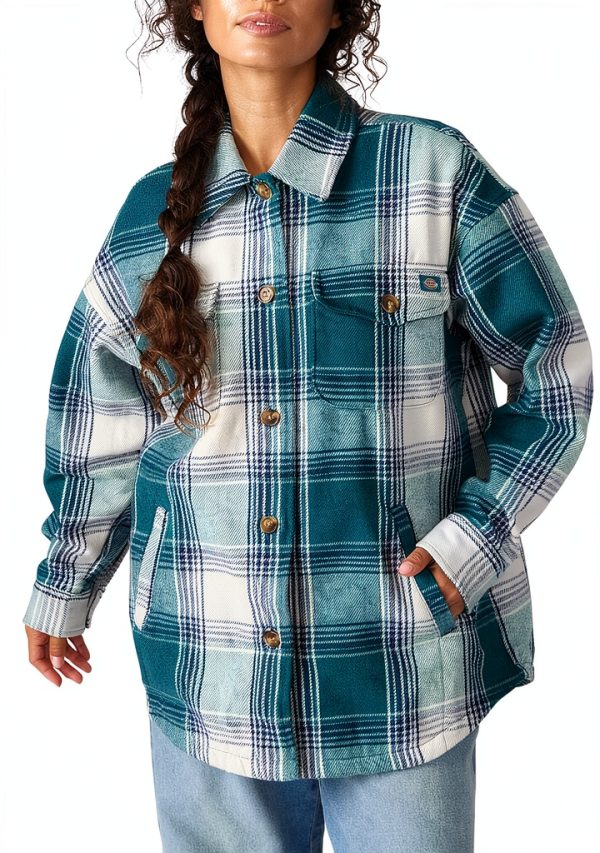 Dickies Women's Work Jacket Oversized Balsam Black XS to XXL-0