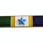 Community Service Bar Police Uniform Service Citation Bar Brass-0