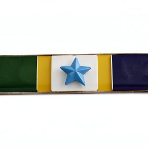 Community Service Bar Police Uniform Service Citation Bar Brass-0