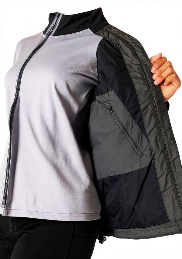 Carhartt Women's Rain Defender Lightweight Insulated Work Jacket Black-5