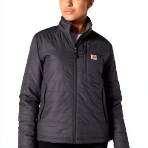 Carhartt Women's Rain Defender Lightweight Insulated Work Jacket Black-0