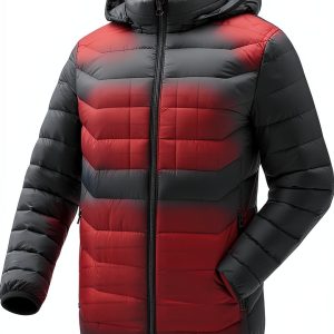 Venustas Unisex Heated Jacket - Detachable Hood Cozy Outerwear-0