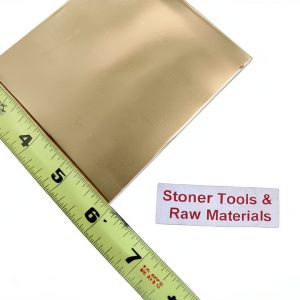 1/4" x 4" C360 Brass Flat Bar 6" .250" Mill Stock H02 Stoner Metals-0