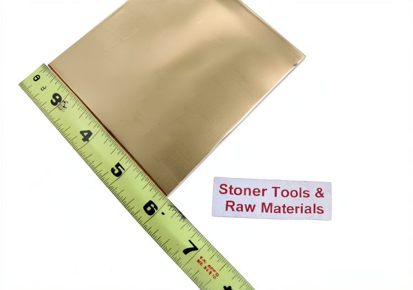 1/4" x 4" C360 Brass Flat Bar 6" .250" Mill Stock H02 Stoner Metals-0