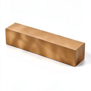 C360 Brass Square Bar - 5" x 1" x 1", Brass Bar Stock-0
