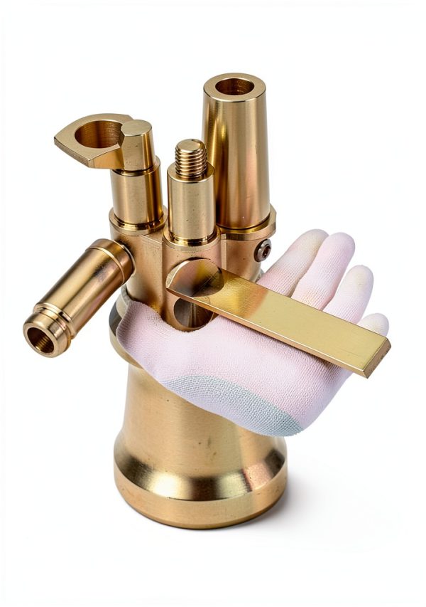 C360 Brass Square Bar - 5" x 1" x 1", Brass Bar Stock-3