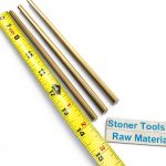 3 Pieces 1/4" C360 Brass HEX BAR 14" Long New Lathe Bar Stock .250" 1/2 Hard-0