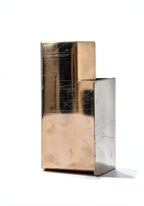 C360 Brass Square Bar - 5" x 1" x 1", Brass Bar Stock-5