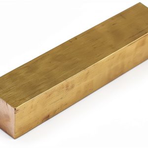1" x 1" C360 Brass Square Bar 5" Long Solid Flat Mill Stock by VERNUOS-0