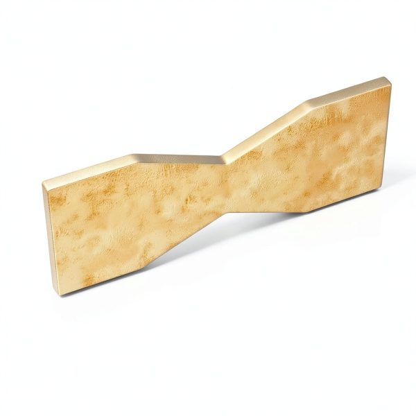 2PCS Solid Brass Bow Tie Brass Patchwork Block, 3.9x1.5 inch Slotted Woodworking Bow Tie Butterfly Inlay Bow Tie, Wood Inlay for Wood Working-5